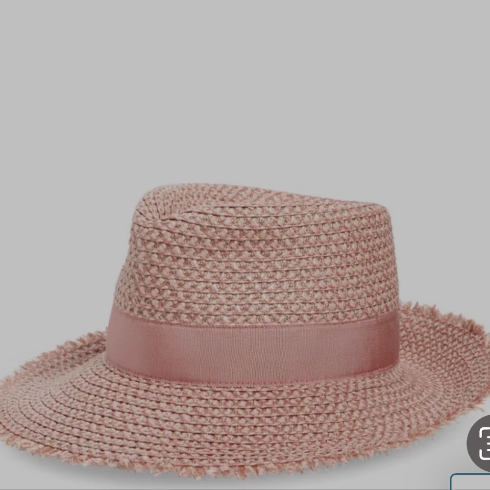 Eric Javits Look Again Packable Fedora Hard to find color - SOFT PINK